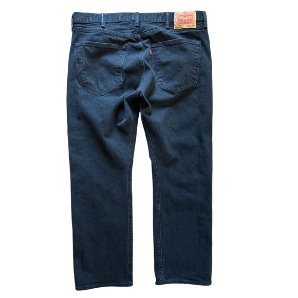 Levi's 501 Button Fly Black Denim Jeans. Size 40x30 - Picture 4 of 7
